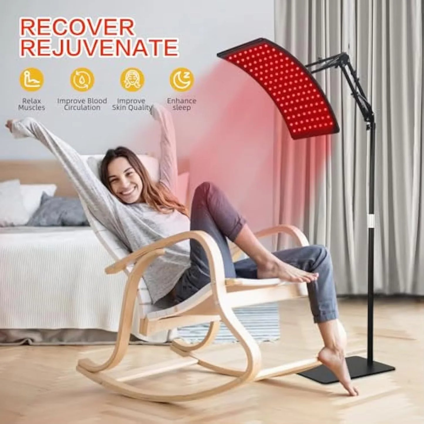 Red Lights Therapy Lamp