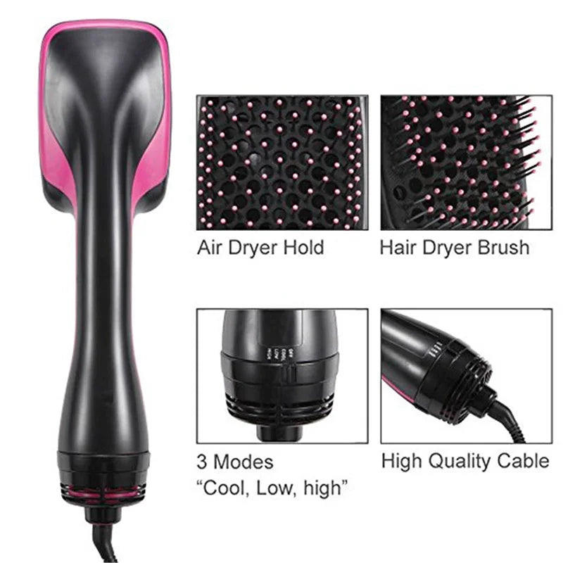 Hot Air Blower Hair Dryer Brush