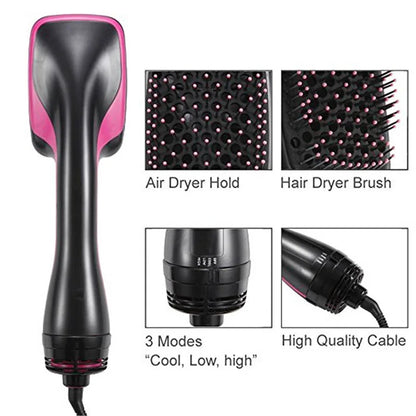 Hot Air Blower Hair Dryer Brush