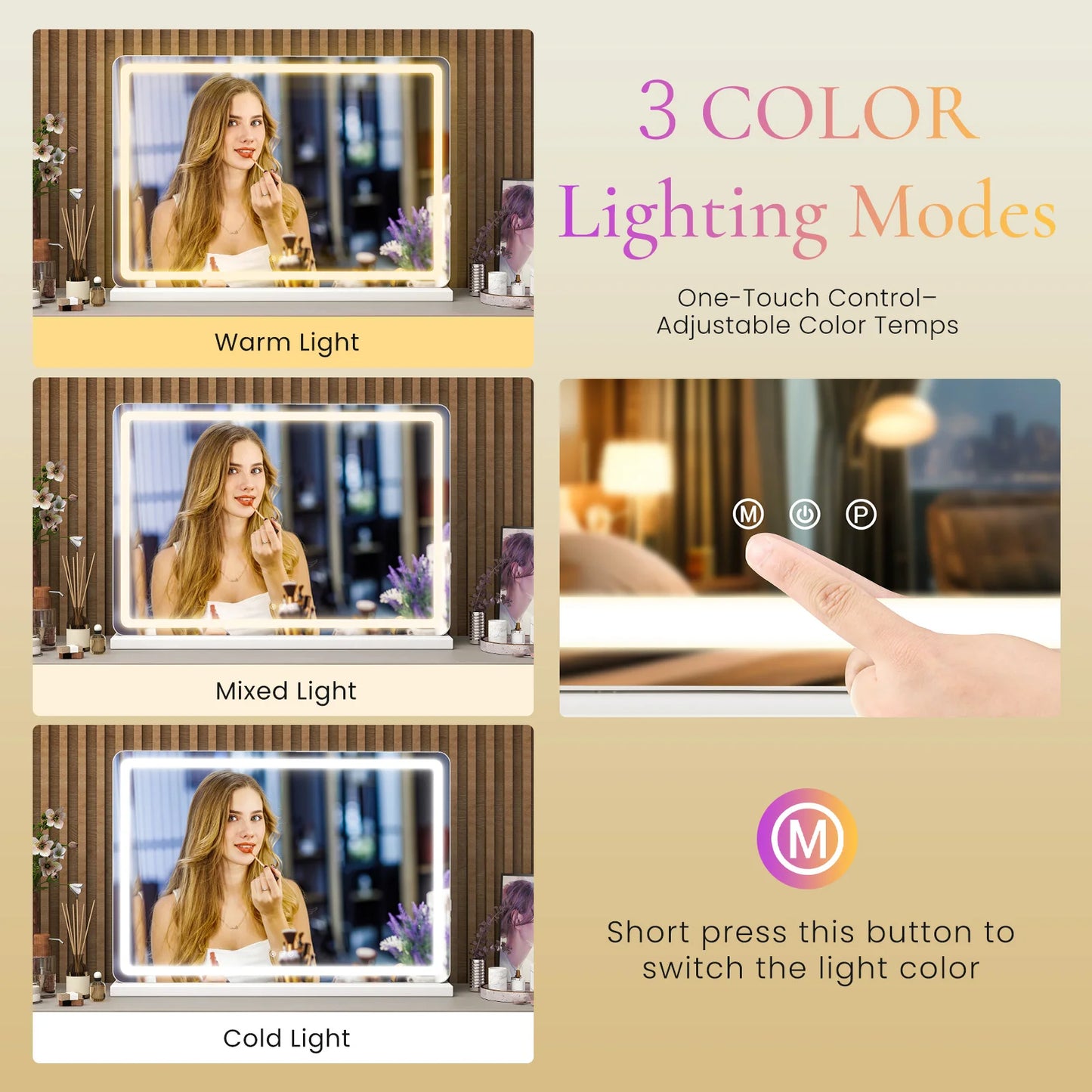 Vanity Mirror With LED Lights