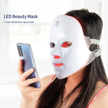 LED Face Beauty Mask 7 Colors