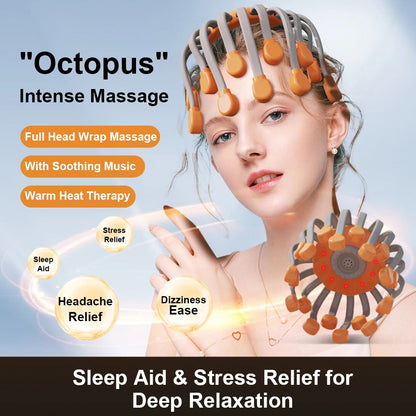 Orange Tips Scalp Massager