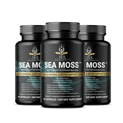 ORGANIC SEA MOSS with BioPerine for Enhanced Absorption