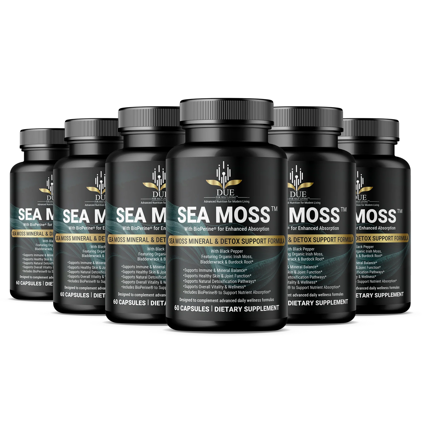 ORGANIC SEA MOSS with BioPerine for Enhanced Absorption